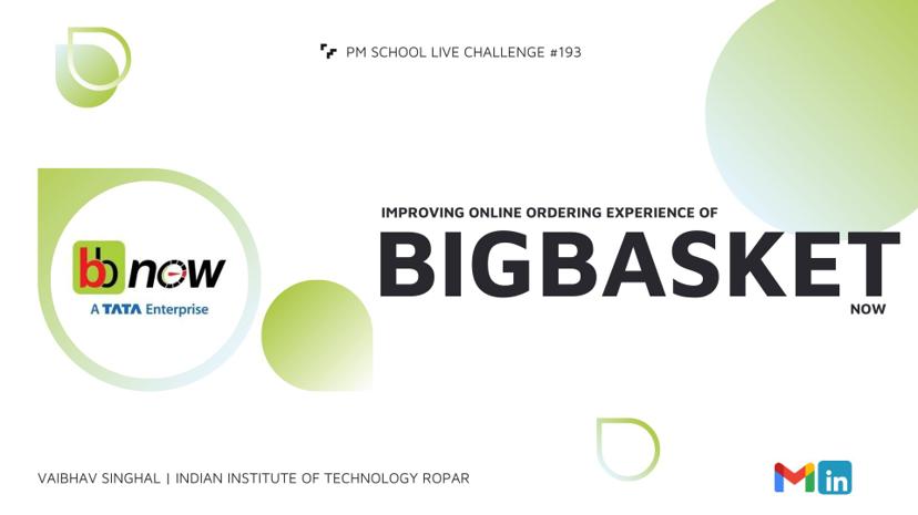 Improving Online Ordering Experience | BigBasket Now